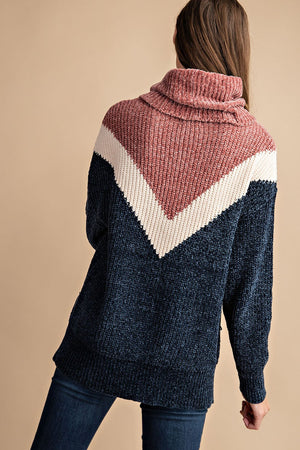 Chenille Chevron Sweater