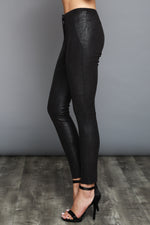 FAUX SUEDE LEGGINGS