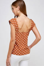 Pretty Woman Polka Dot Top