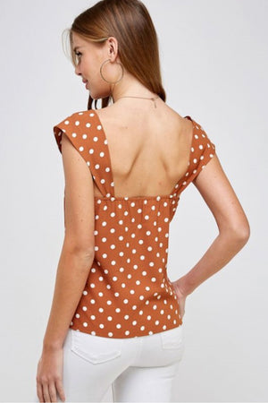 Pretty Woman Polka Dot Top
