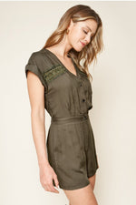 Explorer Lace Inset Romper