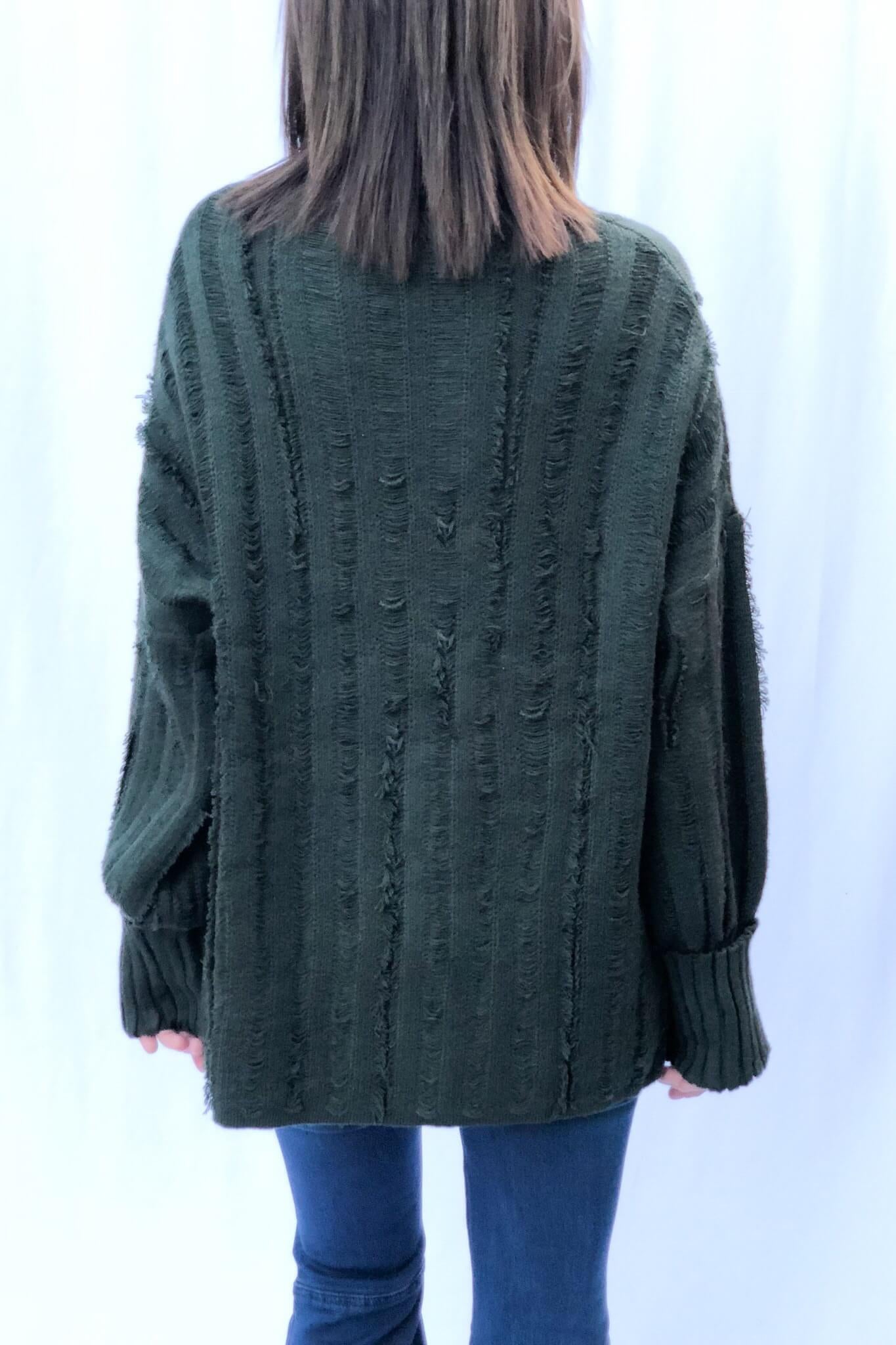 HUNTER GREEN SWEATER