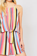 MULTI COLORED ROMPER