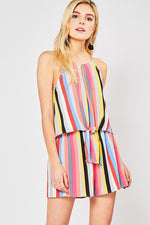 MULTI COLORED ROMPER