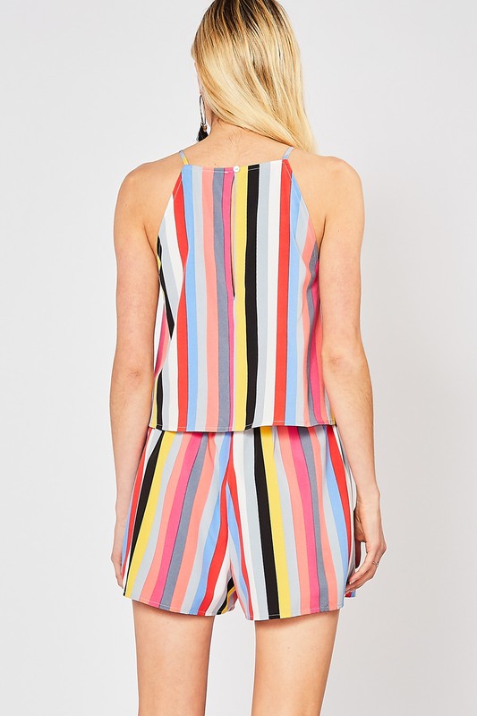 MULTI COLORED ROMPER