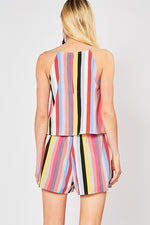 MULTI COLORED ROMPER