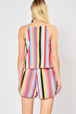 MULTI COLORED ROMPER