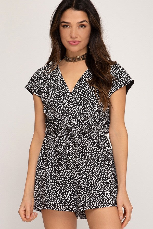 SPIRIT ANIMAL PRINT ROMPER