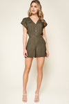 Explorer Lace Inset Romper