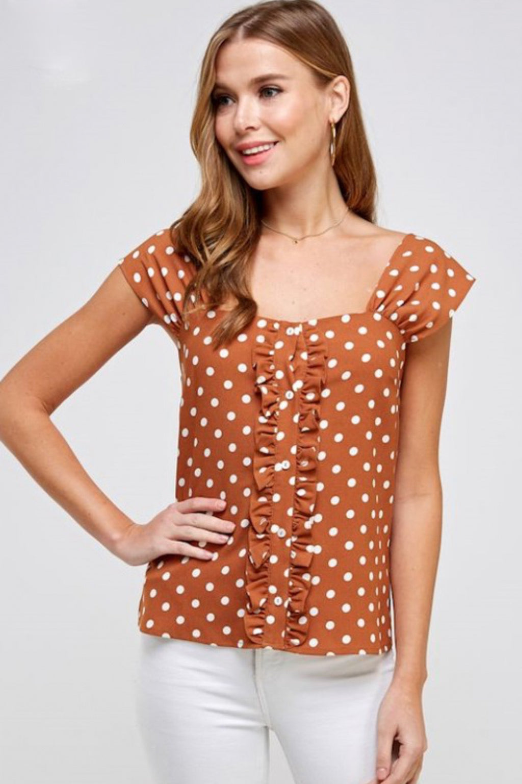 Pretty Woman Polka Dot Top