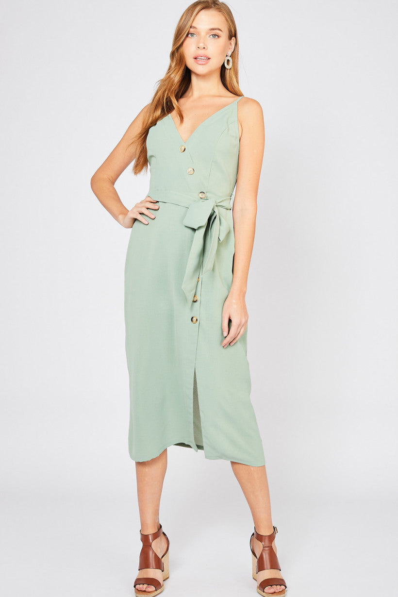 Asymmetric Midi Dress