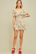 OFF SHOULDER ROMPER