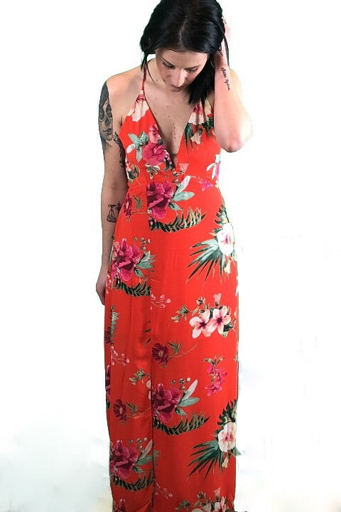 ALIANNA FLORAL MAXI DRESS