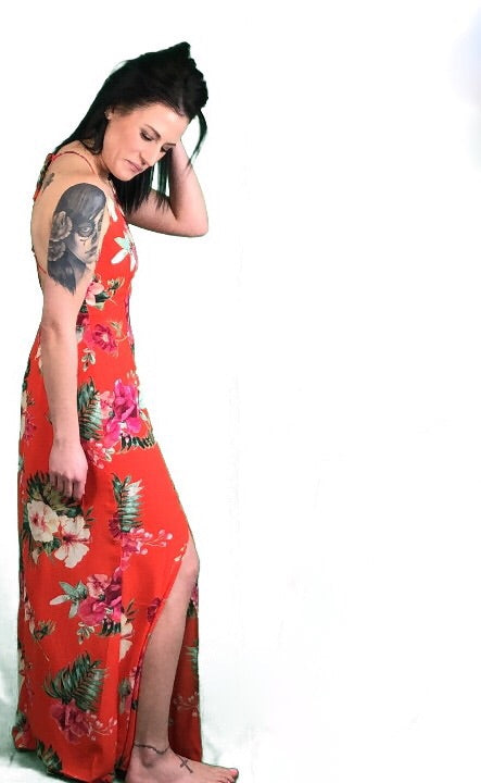 ALIANNA FLORAL MAXI DRESS