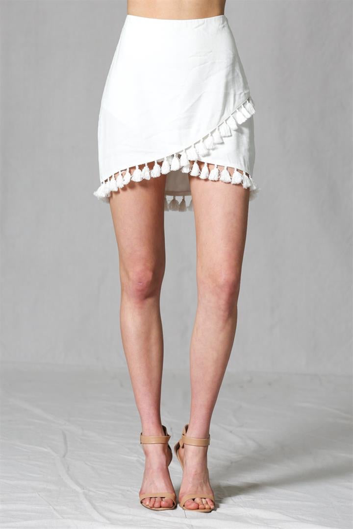 TASSEL MINI SKIRT