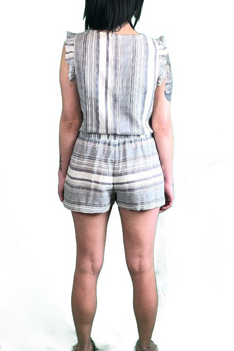 STRIPED ROMPER