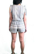 STRIPED ROMPER