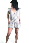 STRIPED ROMPER