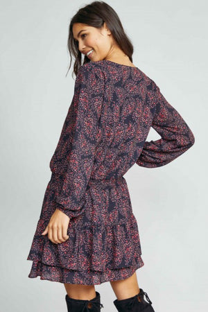 Rising Sun Midi Dress