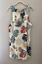 Island Print Shift Dress