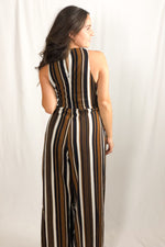 ON-TREND STRIPED JUMPSUIT