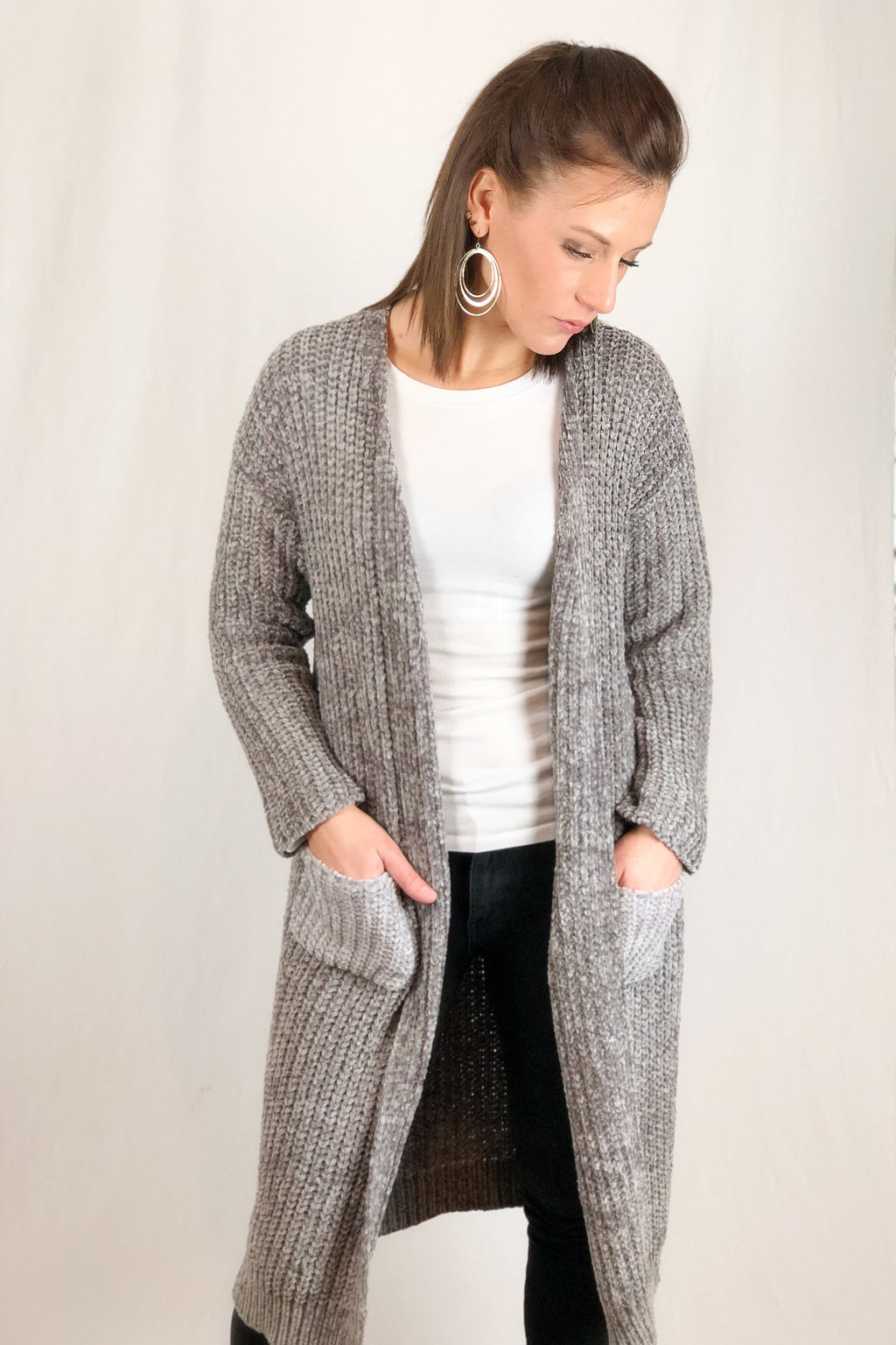 CHENILLE CARDIGAN