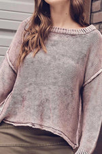 Washed Knitted Sweater