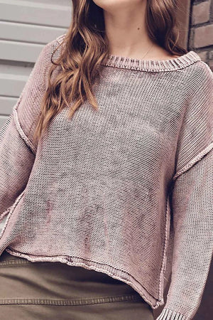 Washed Knitted Sweater