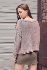 Washed Knitted Sweater