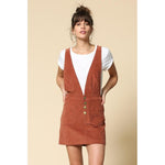CORDUROY OVERALL DRESS