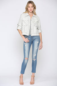 Lines Linen Jacket