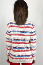 ROCK CHALK FRINGE SWEATER