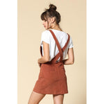 CORDUROY OVERALL DRESS