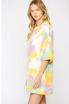 Tie-Dye French Terry Dress