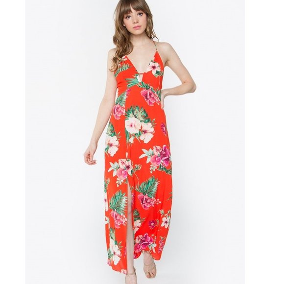 ALIANNA FLORAL MAXI DRESS