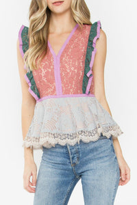 Marilyn Lace Top