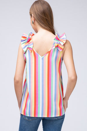 MULTI COLOR STRIPE TOP